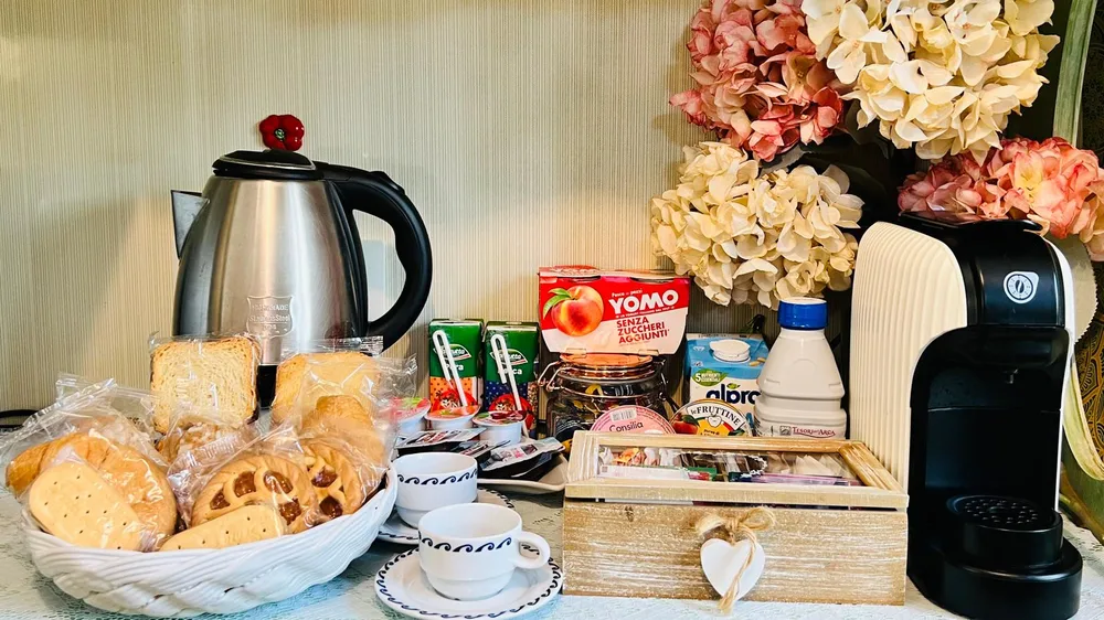 La colazione italiana inclusa nell'appartamento Ma'Già