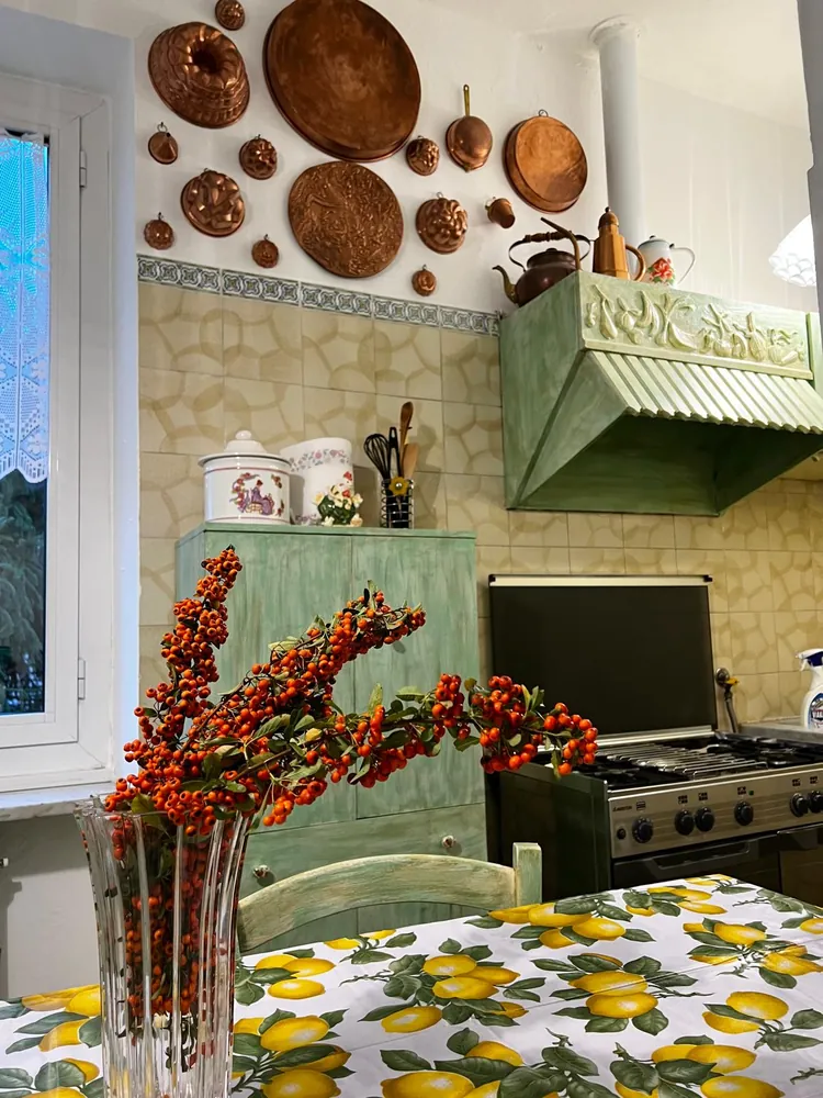 La cucina attrezzata dell'appartamento Ma'Già a Fresonara